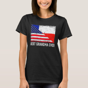 American Flag Chile Flag Best Oma Ever Family T-Shirt