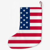 American Flag Christmas Strumpf USA Kleiner Weihnachtsstrumpf (Rückseite)