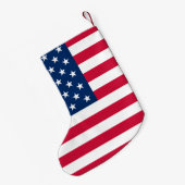 American Flag Christmas Strumpf USA Kleiner Weihnachtsstrumpf (Rückseite (Hängend))