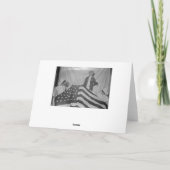 American Flag Circa 1890er Jahre Fotografie und Zi Karte (Rückseite)