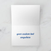 American Flag Circa 1890er Jahre Fotografie und Zi Karte (Innenseite)