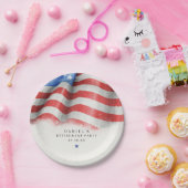 American Flag Classic Pappteller (Party)