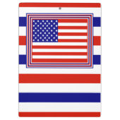 American Flag Clip Board Klemmbrett (Rückseite)