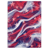 American flag Clipboard Klemmbrett (Rückseite)