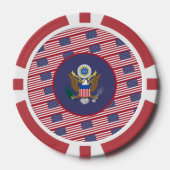 American Flag & Coat of Arms, United States Pokerchips (Vorderseite)