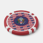 American Flag & Coat of Arms, United States Pokerchips (Einzeln)