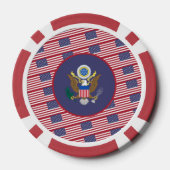 American Flag & Coat of Arms, United States Pokerchips (Rückseite)