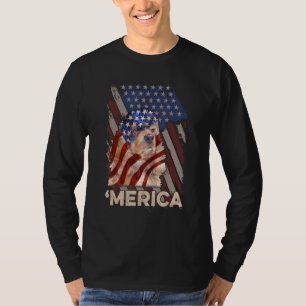 American Flag Cocker Spanisch Patriotic Hund 4. T-Shirt