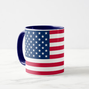 American Flag Coffee Tasse