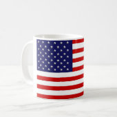 American Flag Coffee Tasse (Vorderseite Links)