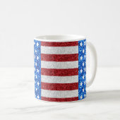 American Flag Coffee Tasse (VorderseiteRechts)