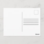 American Flag Colors Firework Design Postkarte (Rückseite)