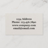 American Flag Company Name Paper Texture Visitenkarte (Rückseite)