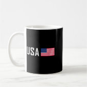 American Flag Cool Patriotic Men Women 4th Of July Kaffeetasse (Links)