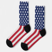 American Flag Crew Socks - Patriotic Socken (Linkes Detail)
