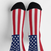 American Flag Crew Socks - Patriotic Socken (Oben)