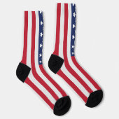 American Flag Crew Socks - Patriotic Socken (Rechts)
