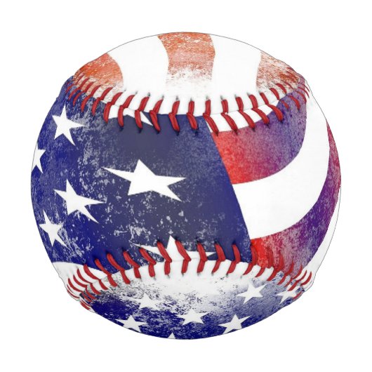 AMERICAN FLAG Custom Baseball (Rückseite)