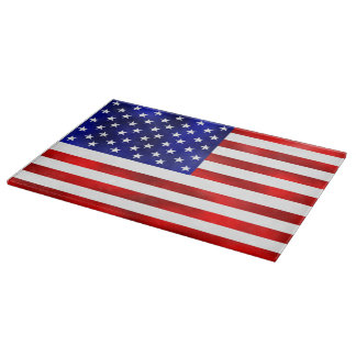 American Flag Cutting Board Schneidebrett
