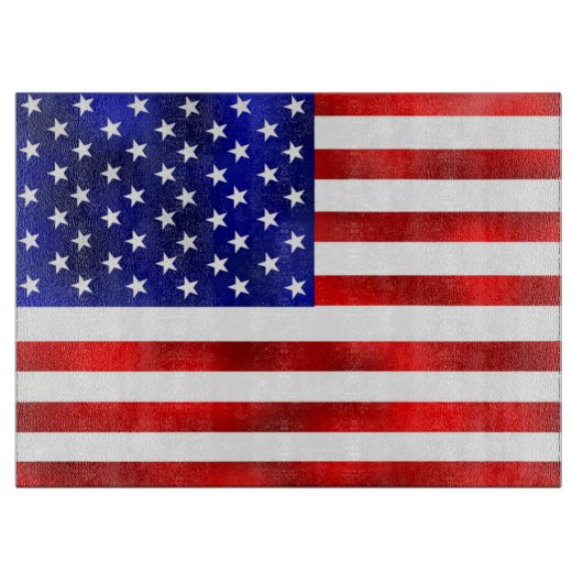 American Flag Cutting Board Schneidebrett (Vorderseite)