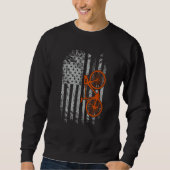 American Flag Cycling Sweatshirt (Vorderseite)
