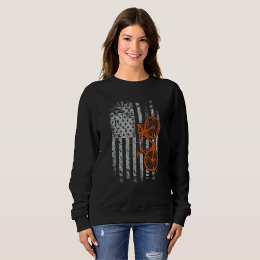American Flag Cycling Sweatshirt (Vorne ganz)