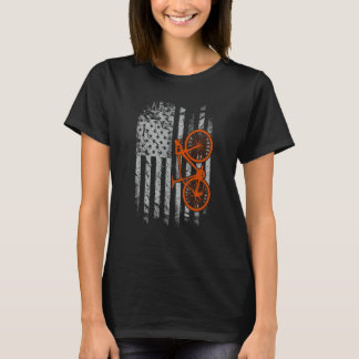 American Flag Cycling T-Shirt