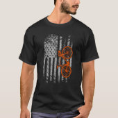 American Flag Cycling T-Shirt (Vorderseite)