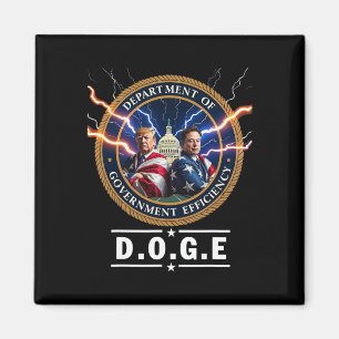 American Flag Daddy's Zuhause Trump 2024 Patriotic Magnet