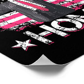 American Flag Daddy's Zuhause Trump 2024 Patriotic Poster (Ecke)