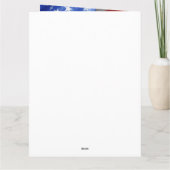 American Flag Danke Cards (Rückseite)