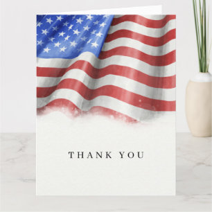 American Flag Danke Cards