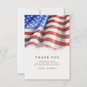 American Flag Danke Cards (Vorderseite)