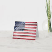 American Flag Danke oder Blank Note (Vorderseite)