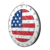“American Flag” Dart Board Dartscheibe (Vorderseite rechts)