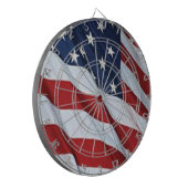 American Flag Dart Board Dartscheibe (Vorderseite Links)
