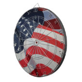 American Flag Dart Board Dartscheibe (Vorderseite rechts)