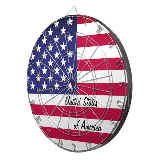 American Flag Dartboard, USA Dartscheibe (Vorderseite rechts)
