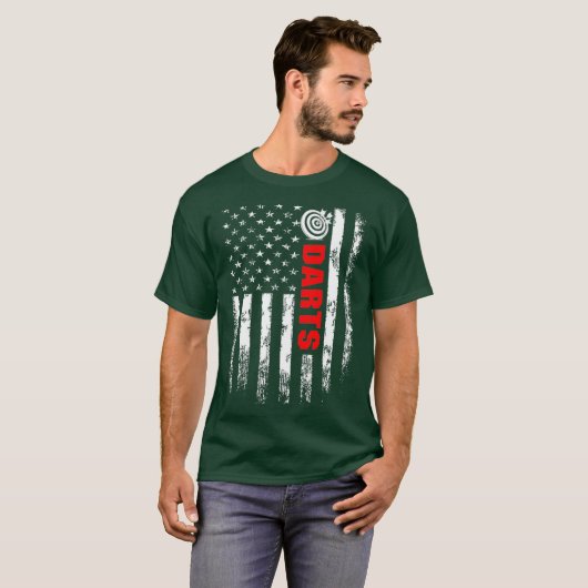 American Flag Darts Backside T-Shirt (Vorne ganz)