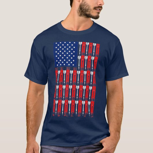 American Flag Darts T-Shirt (Vorderseite)