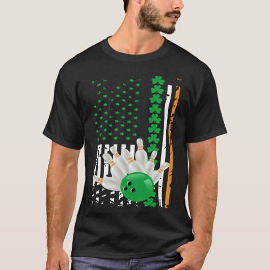 American Flag DayIrish American Bowling Flag for U T-Shirt (Vorderseite)