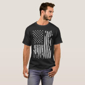 American Flag DayRotcho Distressed USA Flag for US T-Shirt (Vorne ganz)