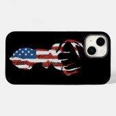 American Flag Dee Case-Mate iPhone Hülle (Rückseite (Horizontal))