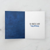 American Flag Deer Birthday Karte (Innenseite)