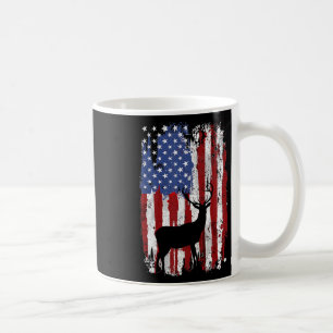 American Flag Deer Jäger Deer on American Flag Kaffeetasse