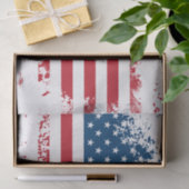 American Flag Design Seidenpapier (Geschenk)
