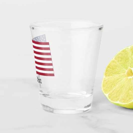 American Flag Design Shot Glass Schnapsglas (Rechts)