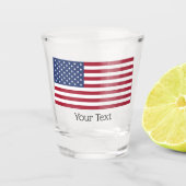 American Flag Design Shot Glass Schnapsglas (Vorderseite)