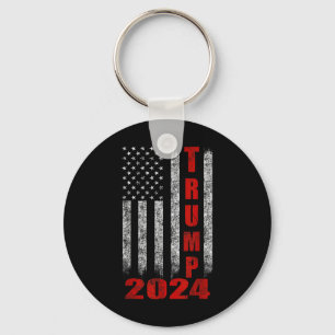 American Flag Design Trump 2024 Schlüsselanhänger