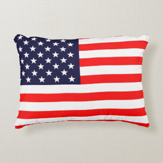 American Flag Designed Pillow Dekokissen
